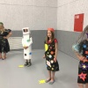 Защита космических костюмов, конкурс кричалок